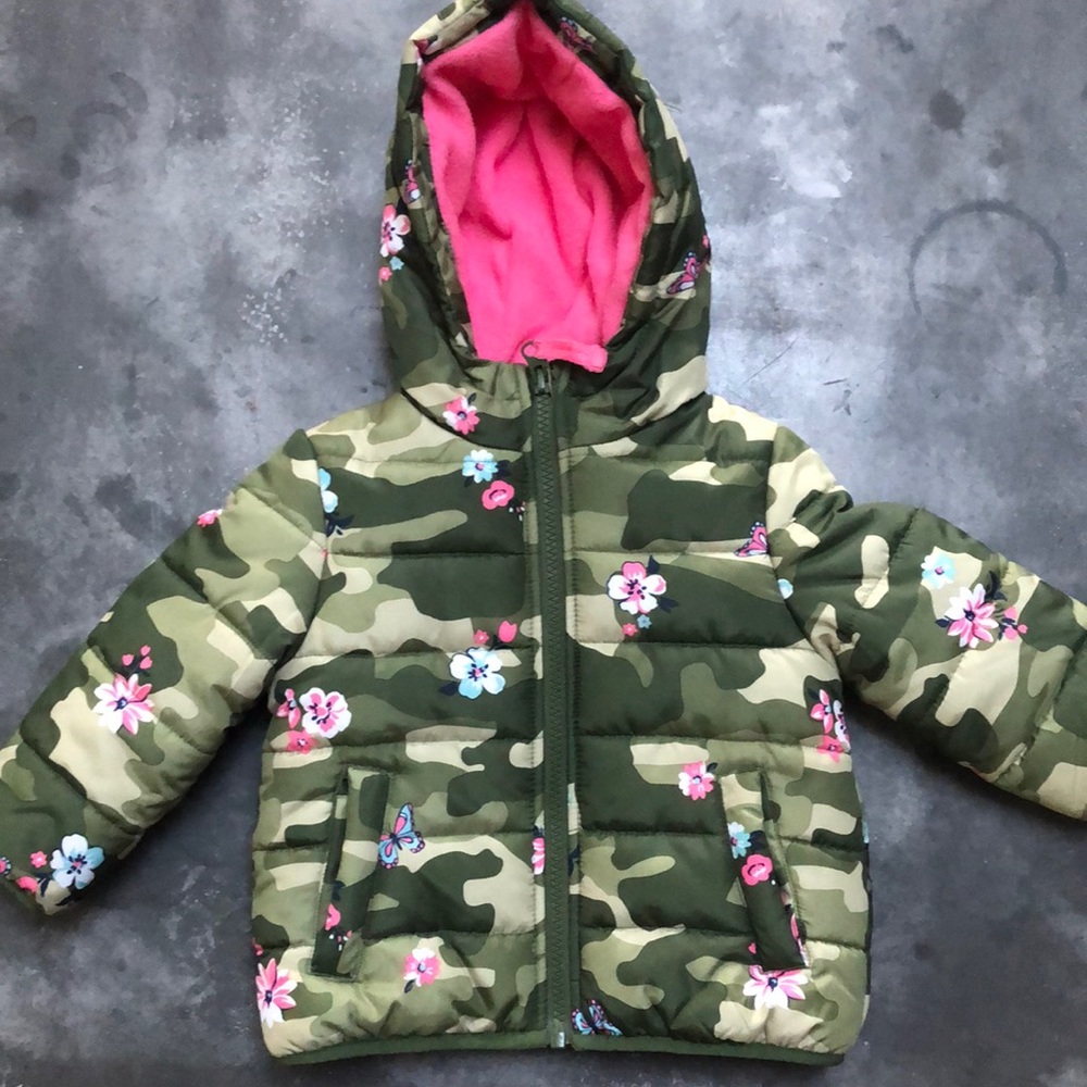 CARTERS CAMO PUFFER